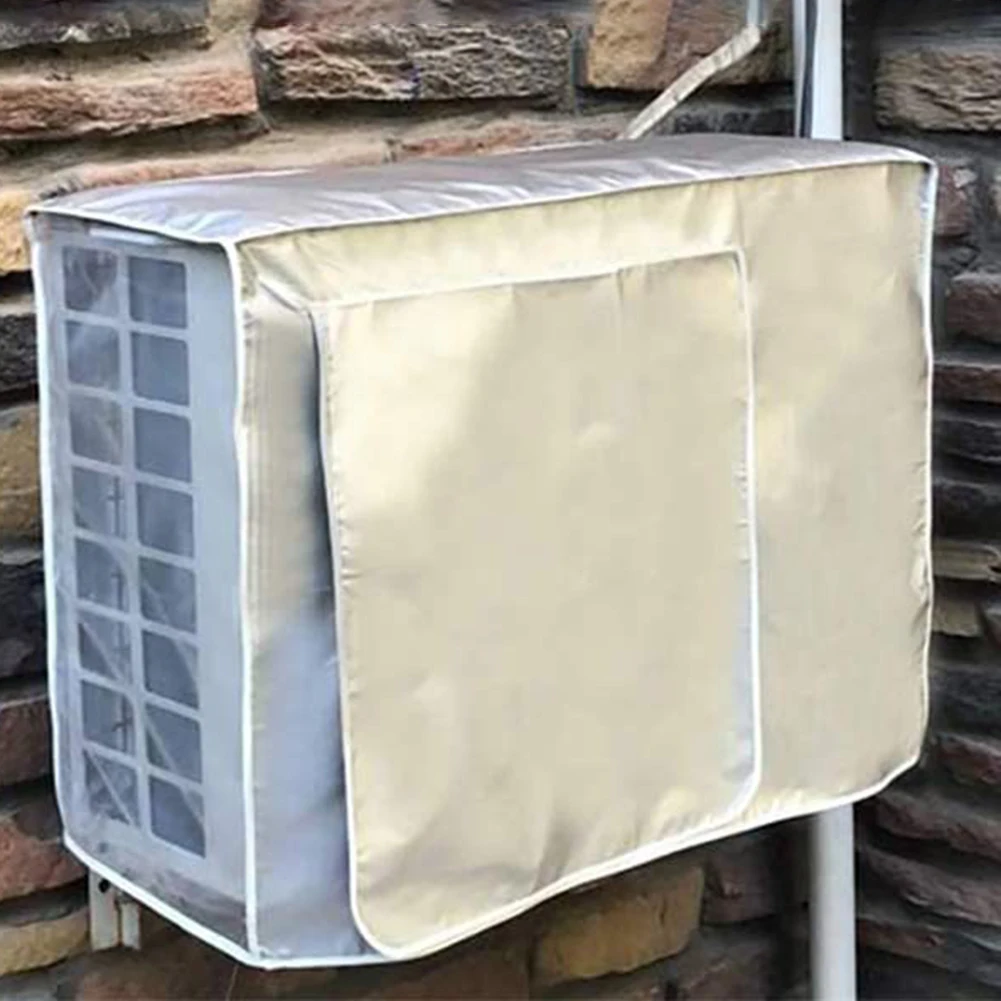 1pc Air Conditioner Outdoor Unit Dust Cover Oxford Cloth Air Conditioner Waterproof Sunscreen Air Conditioner Outer Cover