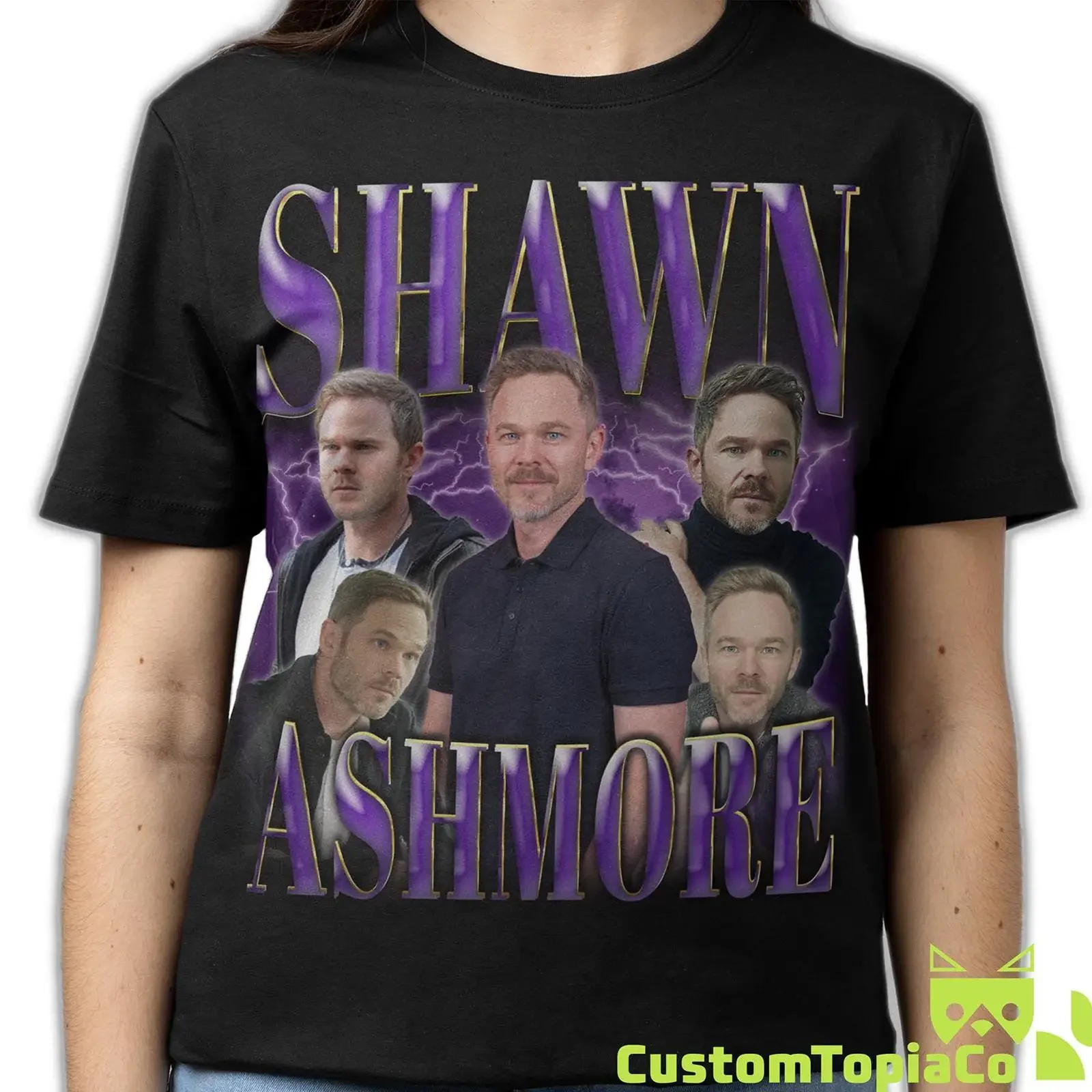 Shawn Ashmore Vintage T Shirt 90s Bootleg Retro Homage Merch for Fans vintage Washed Top For Everyday Wear graphic Breathable
