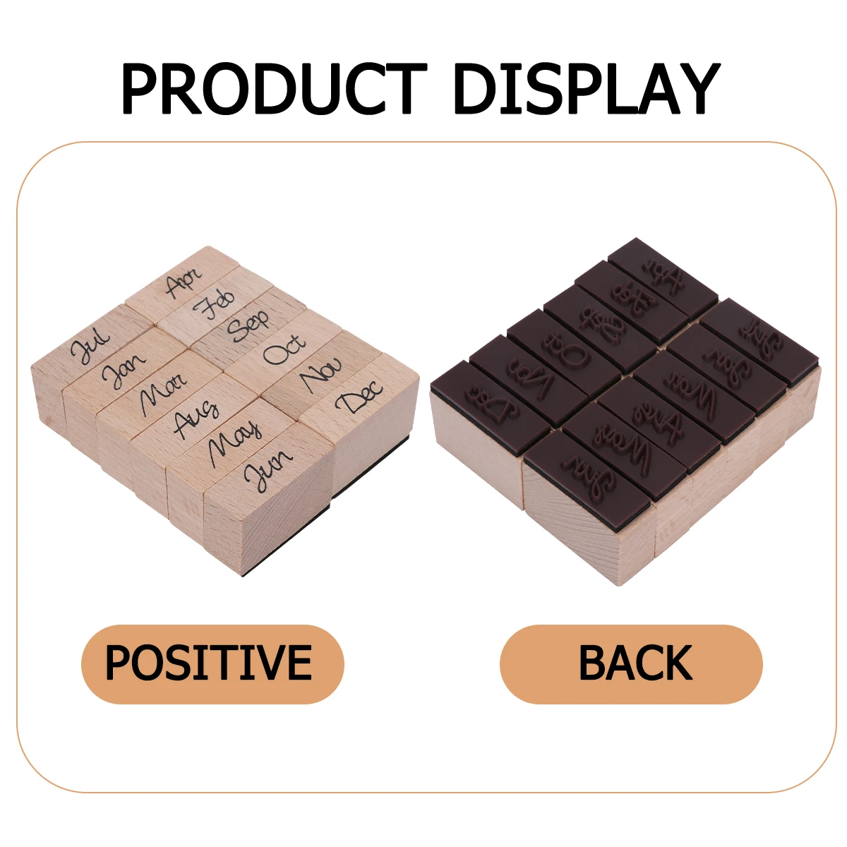 

1pc Wooden Seal Stamps Eco Friendly Crafts Card Making Letter Seals Scrapbook Planner Alphabet Storage Boxes Durability Creative