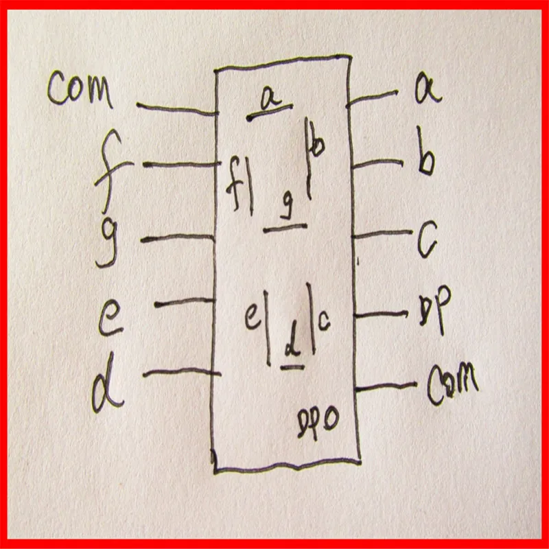 0,36-дюймовая однозначная цифровая трубка, 1 цифра, новый общий анод, супер яркий, 0,36 дюйма