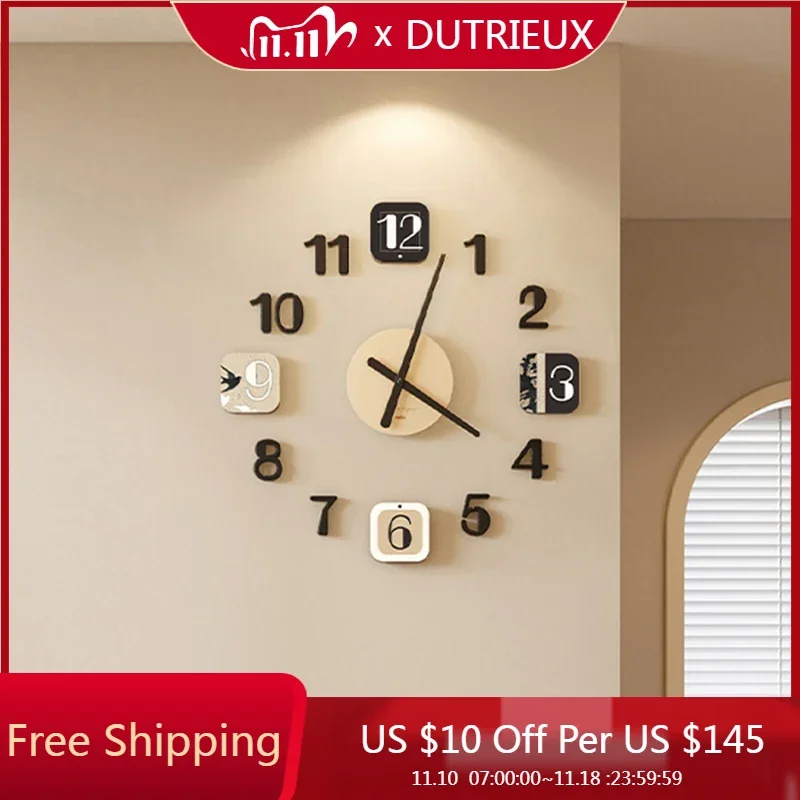 

Minimalist Digital Wall Watch Korean Living Room Bathroom Silent Nordic Creative Clock Wall Bedrooms Duvar Saati Home Design