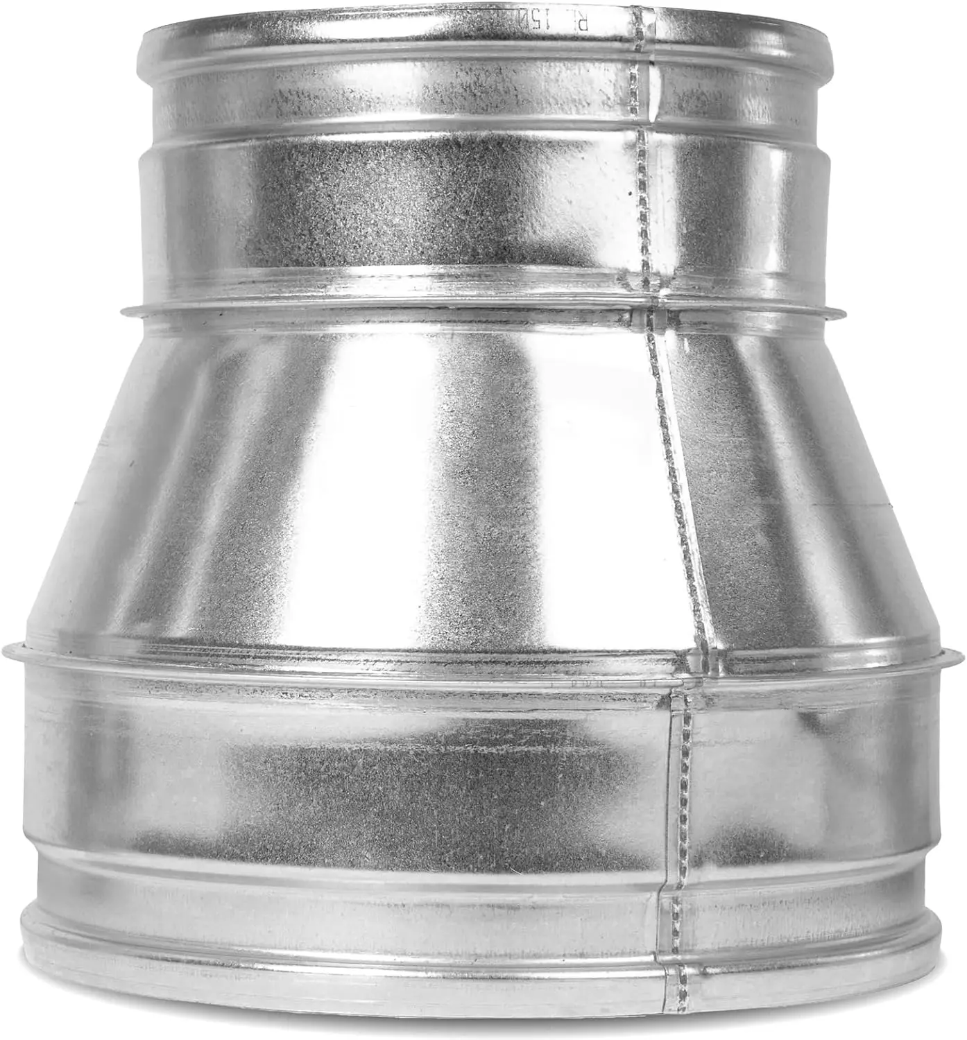 

Переходник/редуктор для воздуховодов из оцинкованной стали 8-6 дюймов - круглый адаптер для вентиляционных труб систем ОВКВ, сушилок и вытяжных вентиляторов