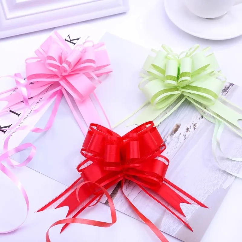 10/50/100Pcs Gifts Ribbons Bows Polychrome