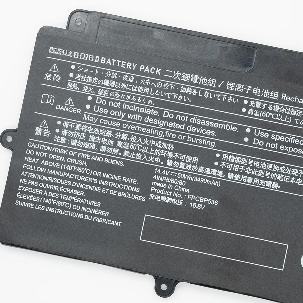 SUOZHAN 14.4V 50WH 3490mAh FPB0340S Laptop Battery For Fujitsu FPCBP536 LifeBook U937 U938 U939 U939X CP737634-01