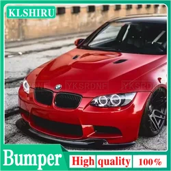 GT4 Style pala anteriore in fibra di carbonio auto paraurti anteriore Spoiler per Bmw 3 Serise E92 M3 2005-2012 Frp non verniciato