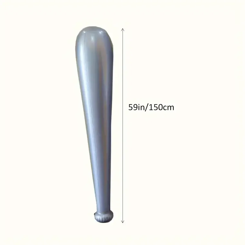 One giant inflatable baseball bat, a PVC sports-themed party prop, suitable for birthdays,  Thanksgiving events and celebrations