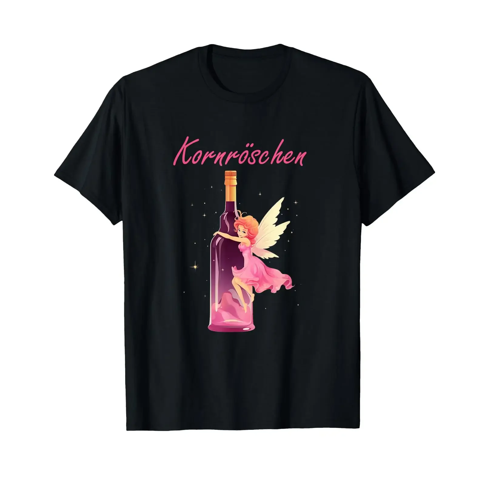 Funny Cornrose Fairy Princess Korn Schnapps Party T Shirt black vintage Washed Versatile Comfortable graphic Casual streetwear