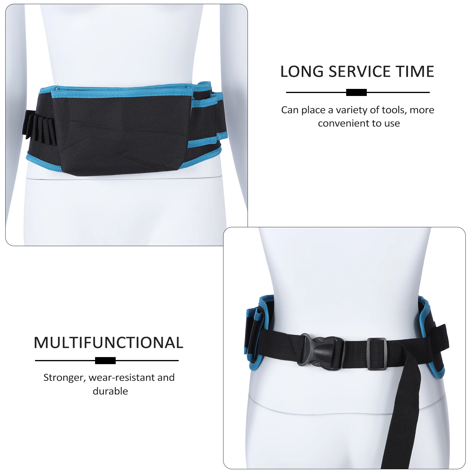 

Tool Storage Fanny Pack Portable Belt Bag Canvas Pouches for Tools Bags Electrician Waist 600d Oxford Cloth Work