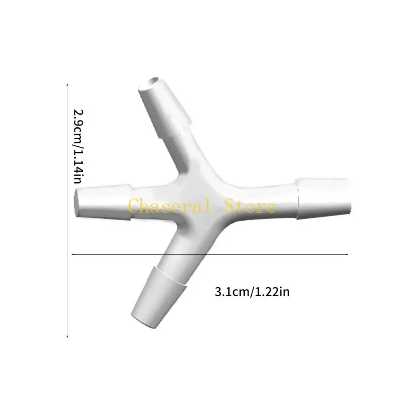 유방 펌프 튜브 용 E7CE 범용 3 방향 커넥터 편리한 코네이트 어댑터