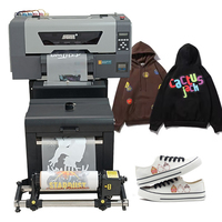 Dual xp600/i1600A1 heads 30cm A3 dtf printer high precision machinery ink suction nylon fabrics for hats shoes bags hoodie