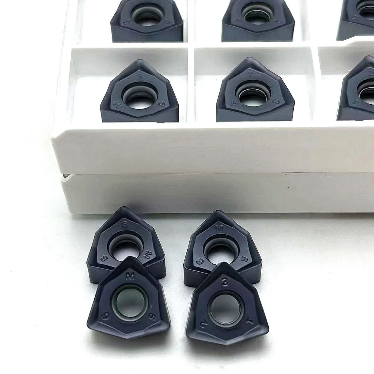 10pcs WNMU060408EN KT8060 Face Milling Cutter Inserts WNMU080608EN GM KT8060 Mill Tungsten Carbide Cutter Lathe Turning Tool