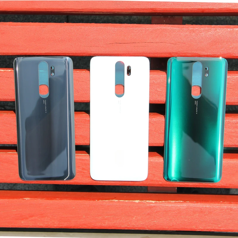 Back Cover Case Back Battery Cover For Xiaomi Redmi Note 8 Pro Redmi Note8 Pro Glass Rear Housing Case BackShell