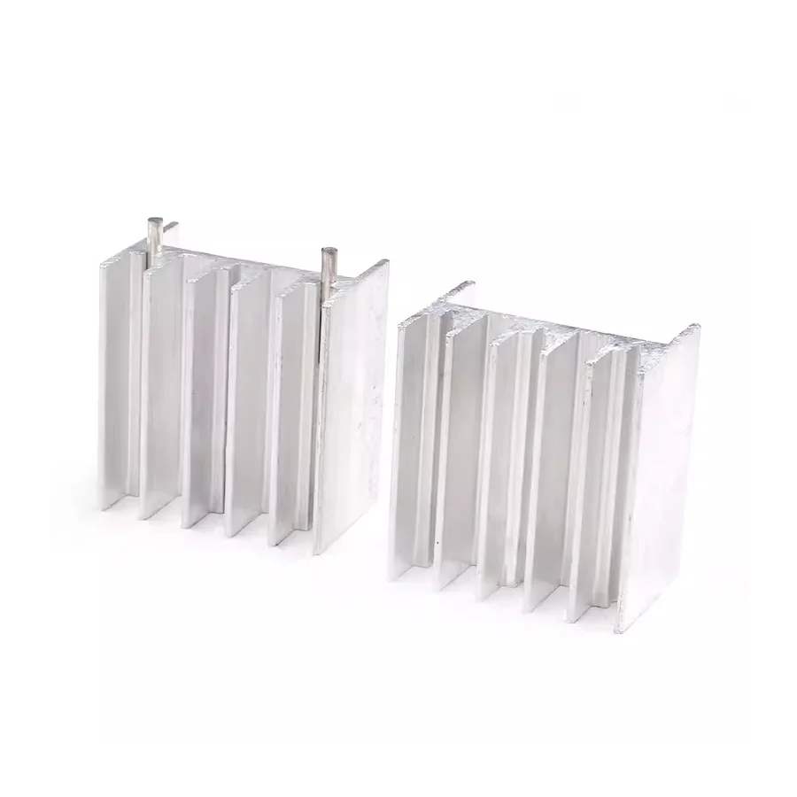 Koelvin Aluminium Koellichaam Met Naald Radiator Naar-220/7805/7812 15*10*16/20/25/30/35Mm