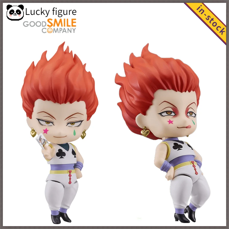 In Stock Original GSC HUNTER×HUNTER Nendoroid Ver. Hisoka 1444 PVC 10CM Anime Action Figure Collector Toys Gift Model