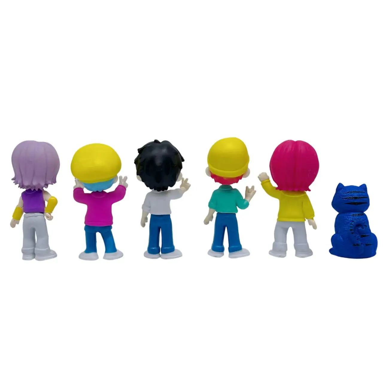 6Pcs Anime Kpop Devil Hunter Blind Box Fun Blind Bag Small Statue Peripheral Model Desktop Box Decoration Gift