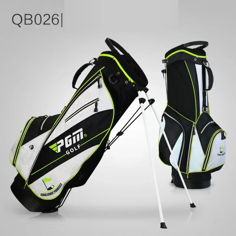 PGM Portable Golf Bag QB026,Ultralight Waterproof Travel Bracket Stand Bag For Men Women,14 Sockets Golf Rack Bags