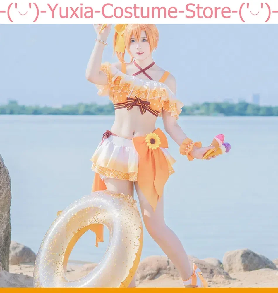 Lovelive Swimsuit Women Kosaka Honoka Cosplay Costume Cos Game Anime Party Uniform Hallowen Play Role Clothes Clothing