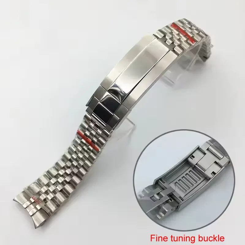 

Jubilee 904L Watchband For Rolex Sub GMT Yacht Daytona Men Strap Luxury watch chain Mod Parts Replacement Accessories 20mm