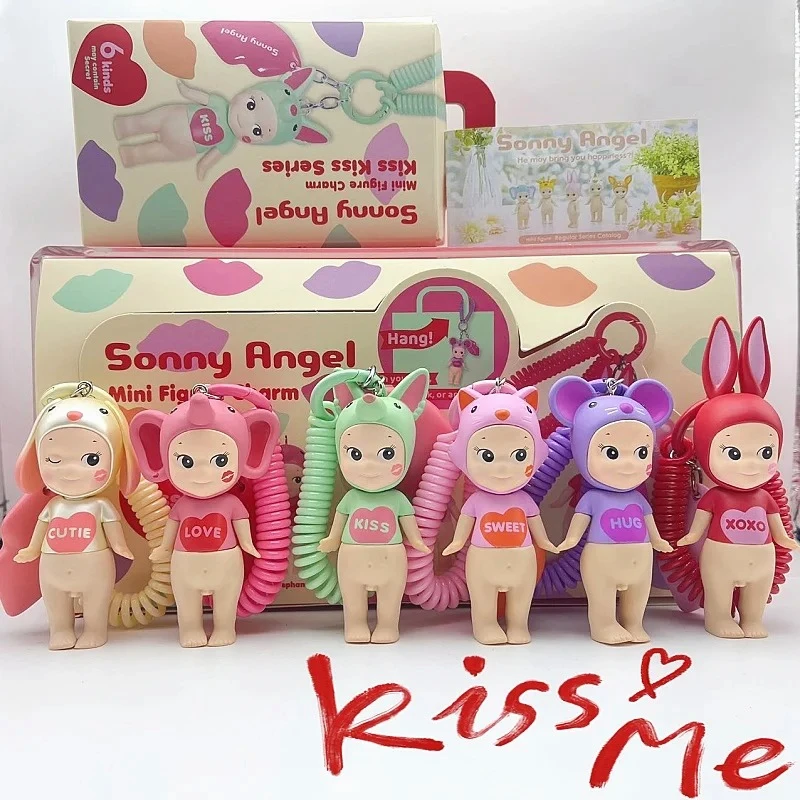 

High Quality New Angel Mini Figure Charm Kiss Kiss Series Blind Box Kawaii Dolls Character Decoration Mini Figure Birthday Gift