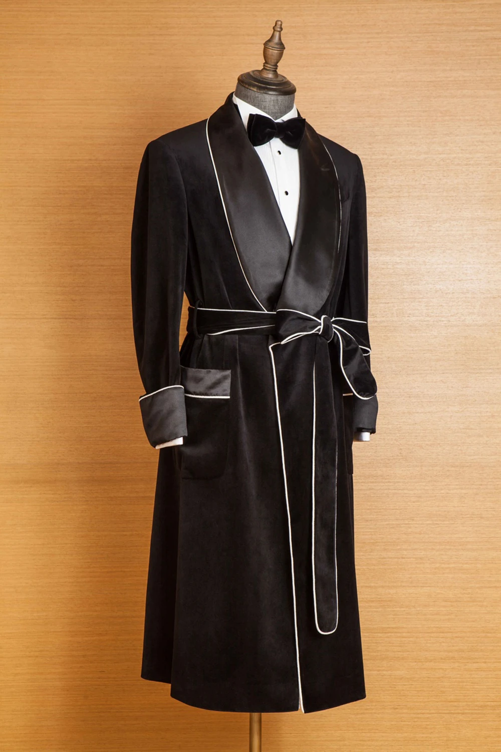 Cappotti da uomo Cappotti Misto lana Tweed Giacche lunghe Doppio petto Abbigliamento esterno Abito da fumo personalizzato in un unico pezzo