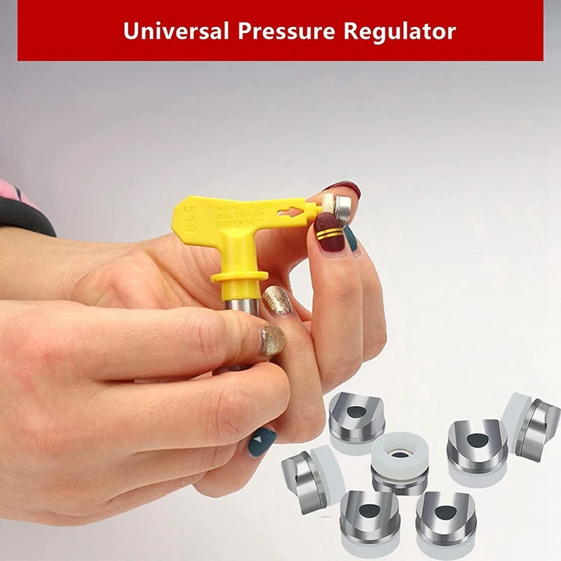 Airless Tip Seals Easy Install For Airless Machine Tips Seals Reversible Airless Paint Spray Nozzle Gasket (12 Pcs)