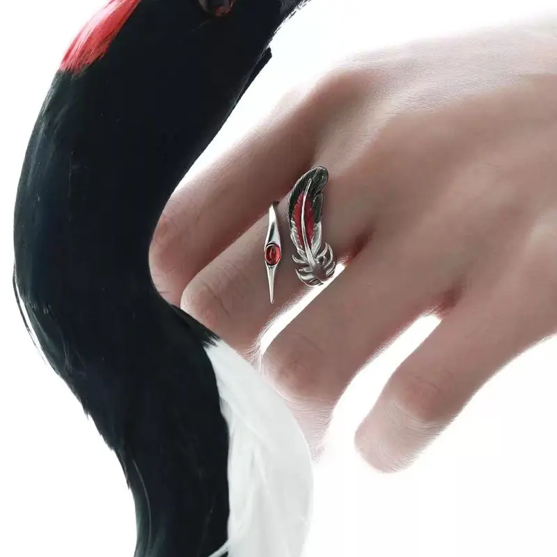 Liefde en Deepspace Sylus Creatieve Anime Randapparatuur Verenringen Vakantiegeschenken Persoonlijkheid Cartoon Niche Design Premium ringen