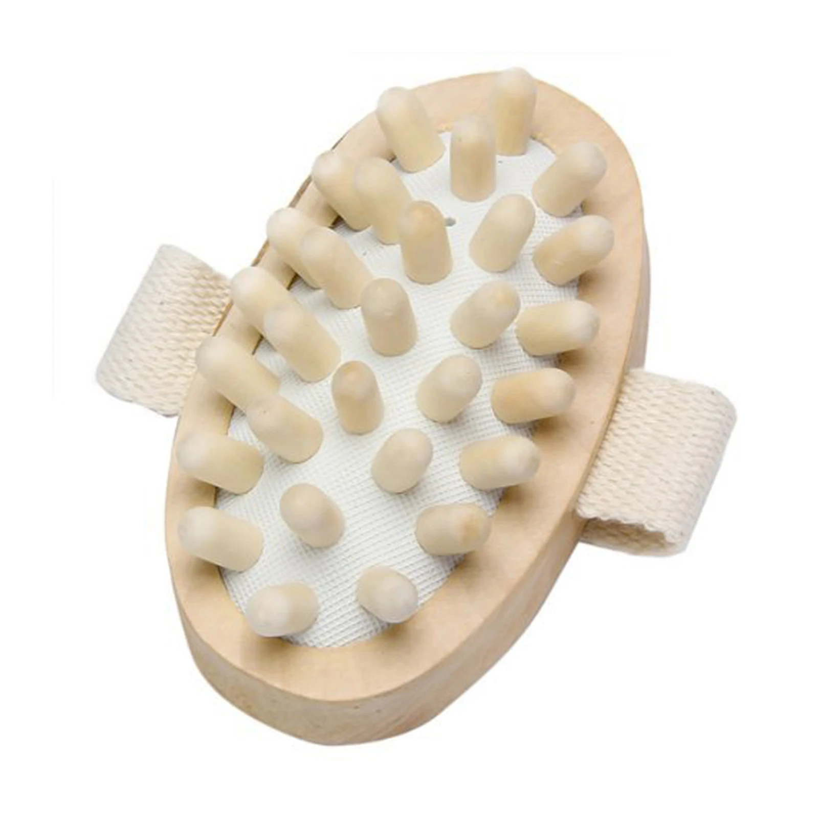 Body Massage Roller Slimming Tool for Home Spa Natural Wood Essential Oil Massager Handheld Body Care Durable Lightweight