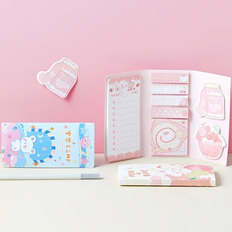 Sticky Notes Memo Pad Diary Stationary Flakes Scrapbook Index bookmarks Decorative Kawaii N Times Sticky