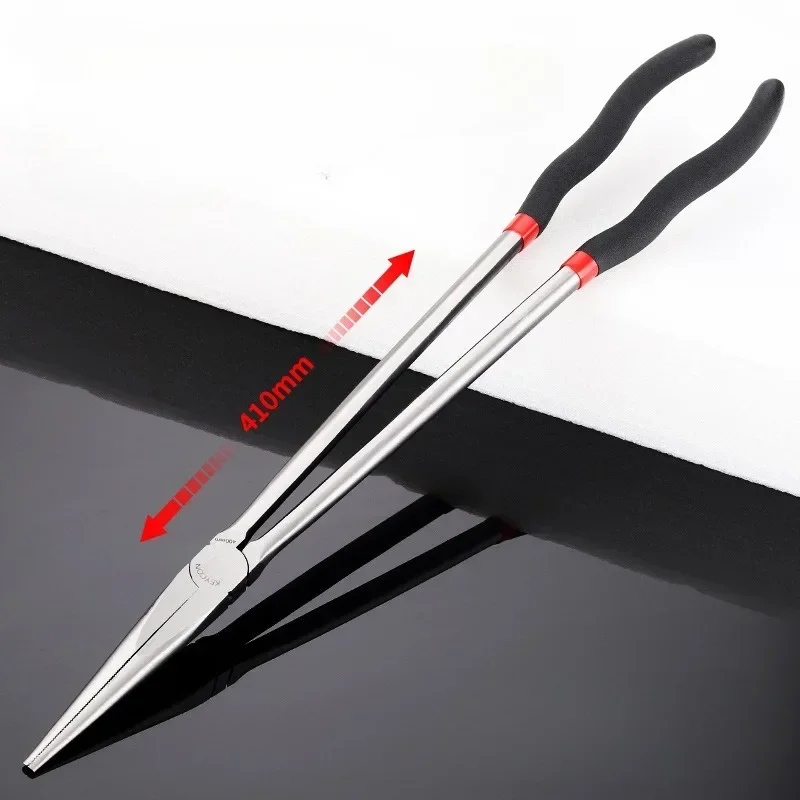 Multi-purpose Long Nose Pliers Straight Needle Nose Pliers 25 / 45 Degree Curved