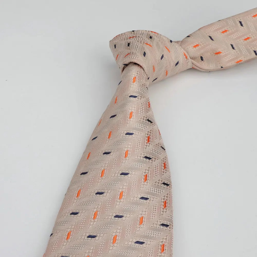 2025 neue Ankunft Braun Krawatte Männer Business Formal Gestreiften Retro Krawatten 8 cm Weiß Grün Polka Dot Krawatte Smoking hochzeit Krawatte – Detail 3