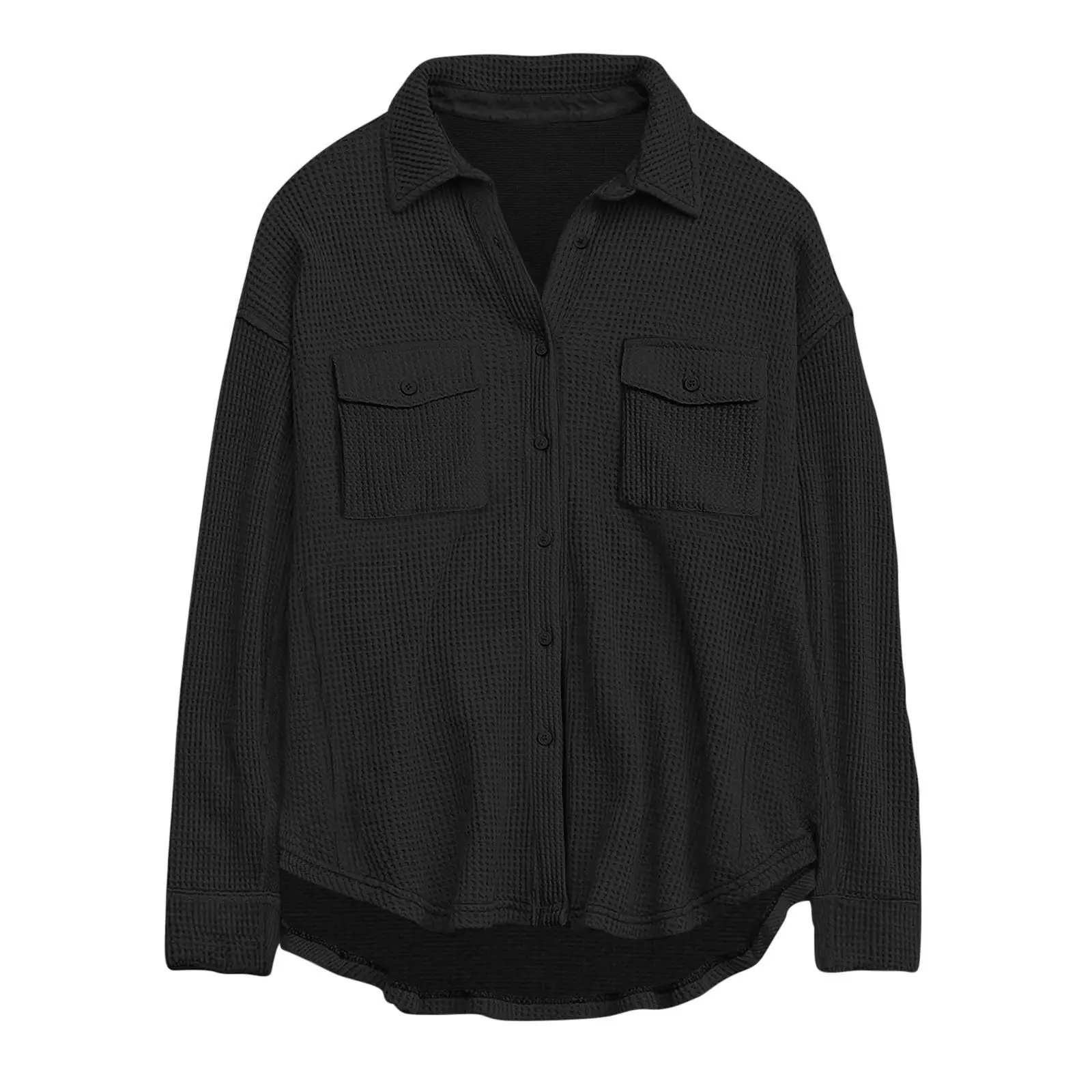 

Women's Long Sve ket irt Commute Sle Top Asymmetrical Hemline Color Blo Fabric Other 00% Material Non Deformable