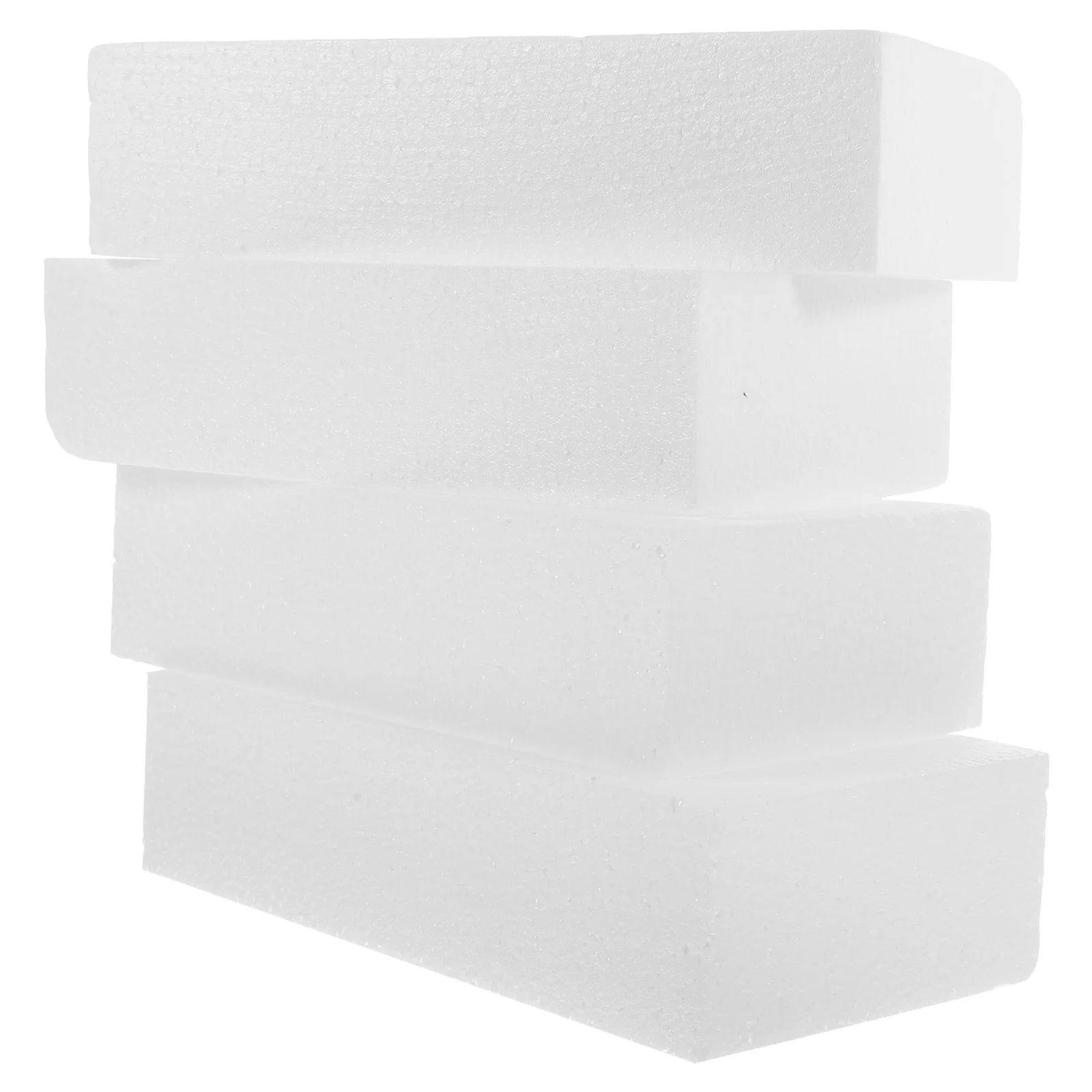 

4Pcs Foam Cubes White Blank DIY Craft Blocks Painting Sculpting Floral Foam Arranging Wedding Party Decor Supplies
