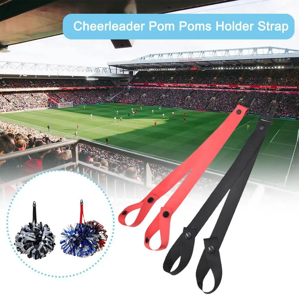 

Cheerleader Pom Poms Holder Strap Webbing with Sturdy Buckle for Backpack Cheer Easy to Use for Cheer Backpack for Ceremony X2E1