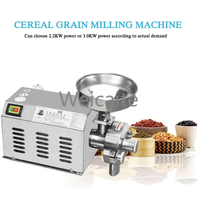 Grains and cereals grinder stainless steel food chemical seasoning grinder powdering machine made in China