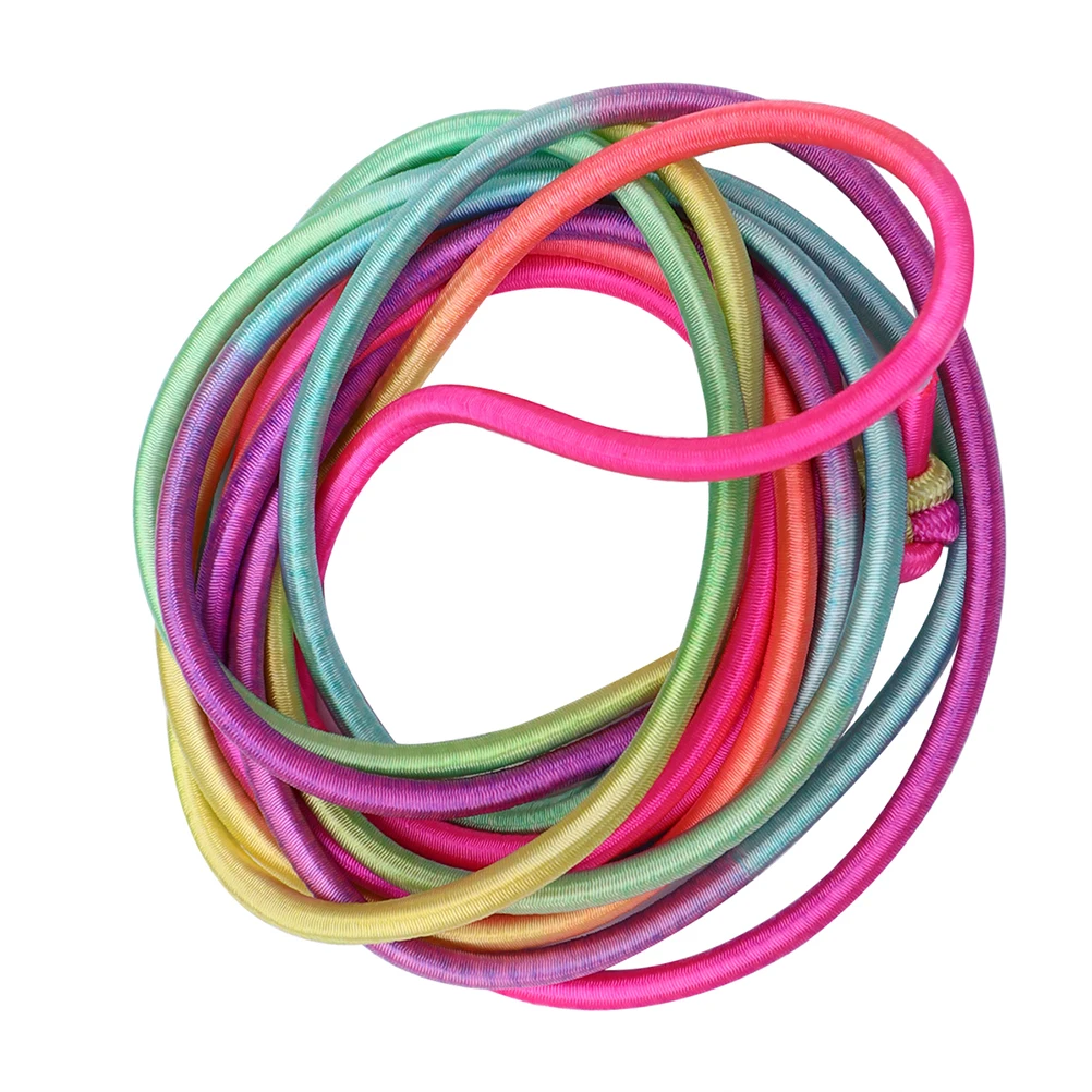 

2Pcs Jump Elastic Bands Child Sports Kid Skipping Rope Lightweight Elastic Ropes Polyester Fitness