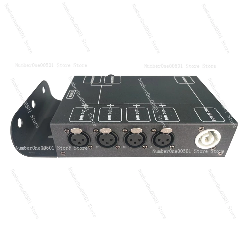 Mini DMX4 Signal Amplifier Stage Light Strip Amplifier Suspendable beam of light