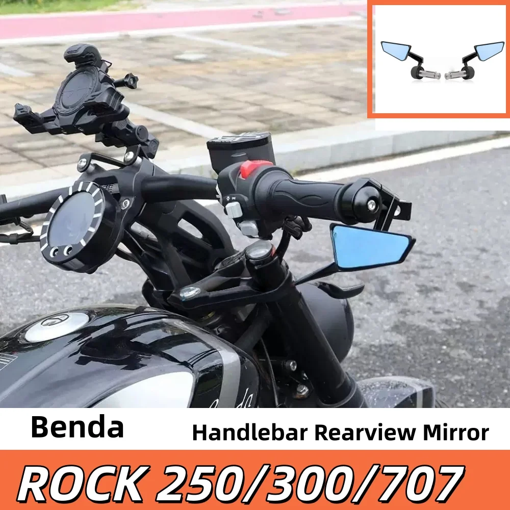 Compatible con los espejos de manillar Benda ROCK 250 y los espejos retrovisores de manillar Rizoma ROCK 300 707. Universal.