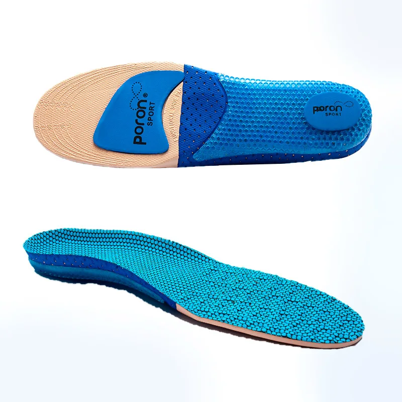 Sport Silicone Insoles for Shoes Men Women Arch Support Orthopedic Insoles for Shock-absorbing Baskets Running Shoe Soles 1 Pair