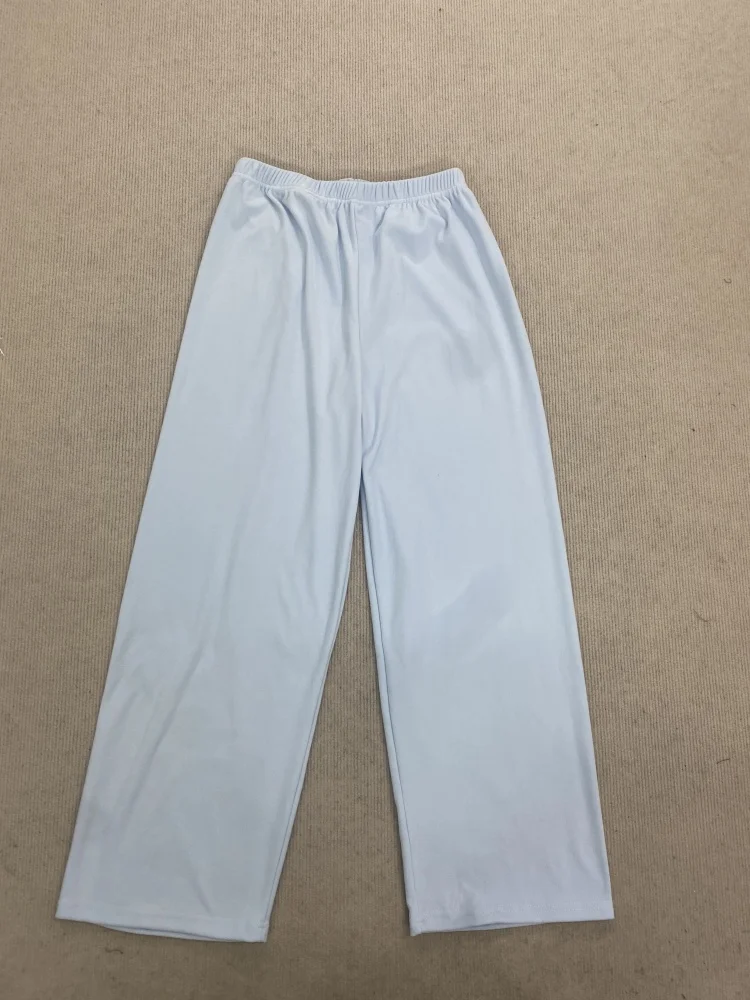 Zachte warme damespyjamaset Effen kleur Splitzoom Pullover Loungewear Comfortabele thuisnachtkleding Ademende dagelijkse outfit