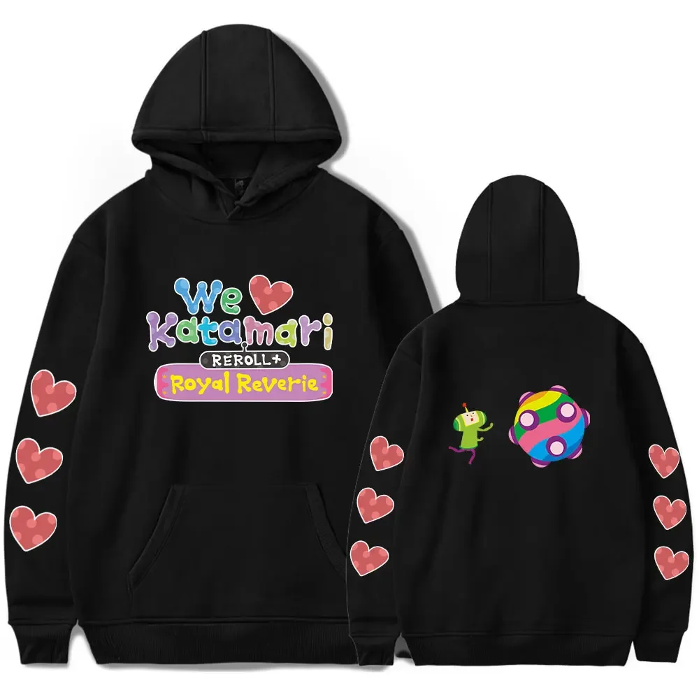 We Love Katamari Reroll Royal Reverie Funny Hoodie Hip Hop Graphic Sweatshirts Poleron Hombre Streetwear Harajuku Tracksuit