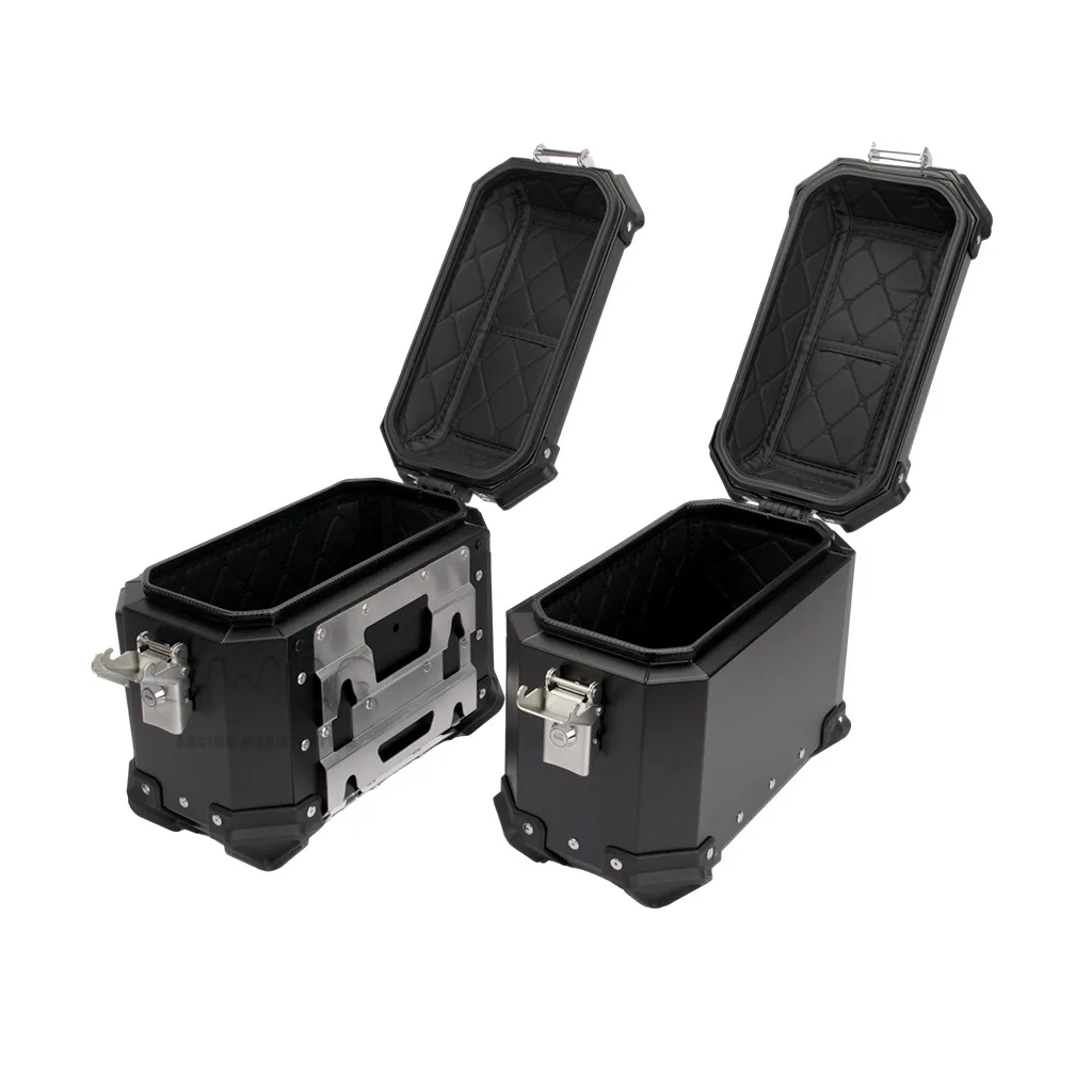 

For Premium Scooter Parts 18L Waterproof Top Box Set Aluminium Side Box for Motorcycle Tail Boxes (Case Only)