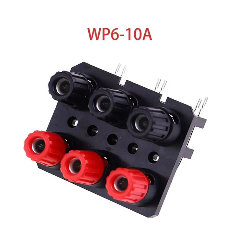 4mm Wp2/4/6-10a Bent Foot Audio Box Power Amplifier Terminal Post External Wiring Connected Banana Socket C3