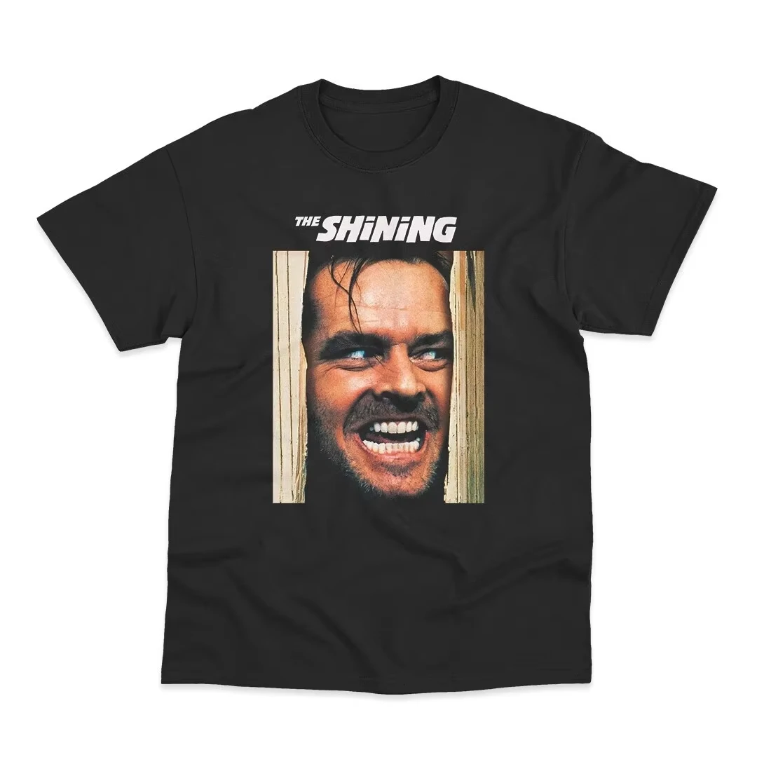 Camiseta The Shining para hombre, diseño clásico de Thriller, estilo retro, Stanley Kubrick, horror, streetwear, manga corta, informal, para verano.
