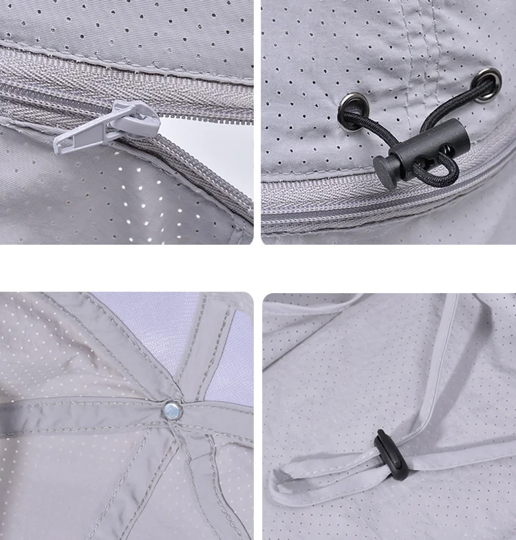 1pc Unisex Sonnenhut Mit Schal Für Outdoor Sport Atmungsaktive Baseball Kappe Leichte Verschluss Einfarbig Outdoor Eimer Hut für – Detail 1