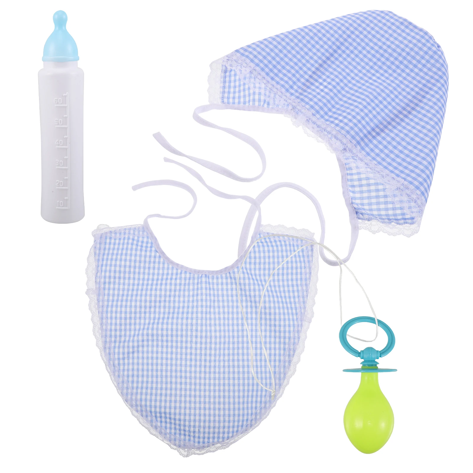 

1 Set Funny Jumbo Baby Costume Accessories For Adults Cosplay Party Carnival Halloween Dress Up Event Oversized Bib Hat Pacifier