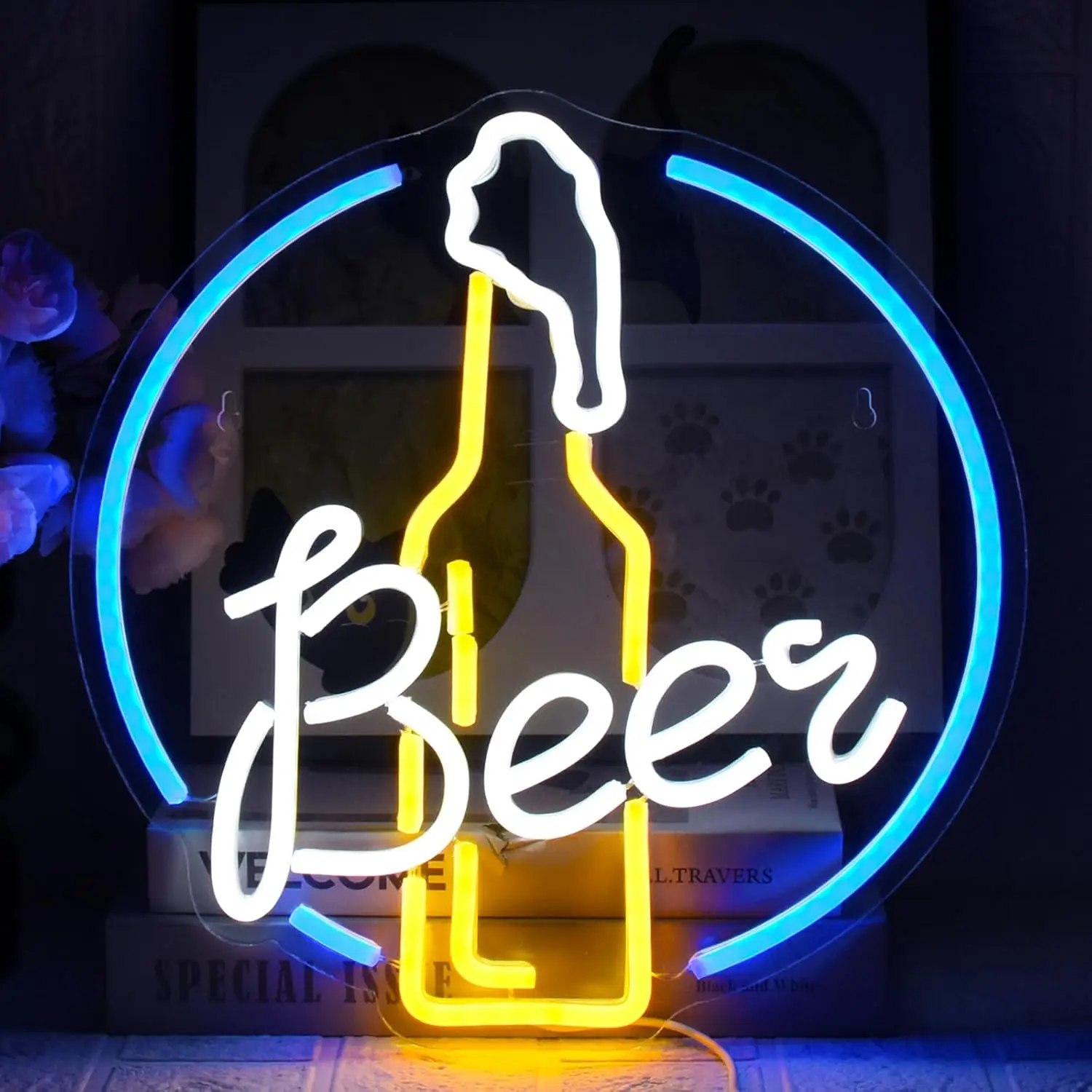 

Неоновая вывеска для пивной барной, настенный светильник, USB LED неоновая подсветка для бара, вечеринки, клуба, спальни, декор, персонализированный подарок