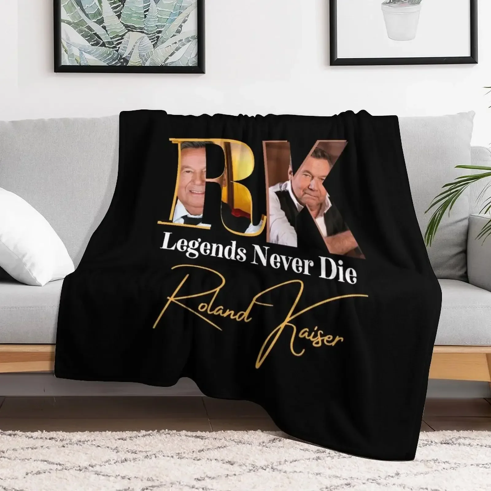 

Roland kaiser - rip Roland kaiser Throw Blanket Quilt For Decorative Sofa Blankets Thermal Hair Blankets