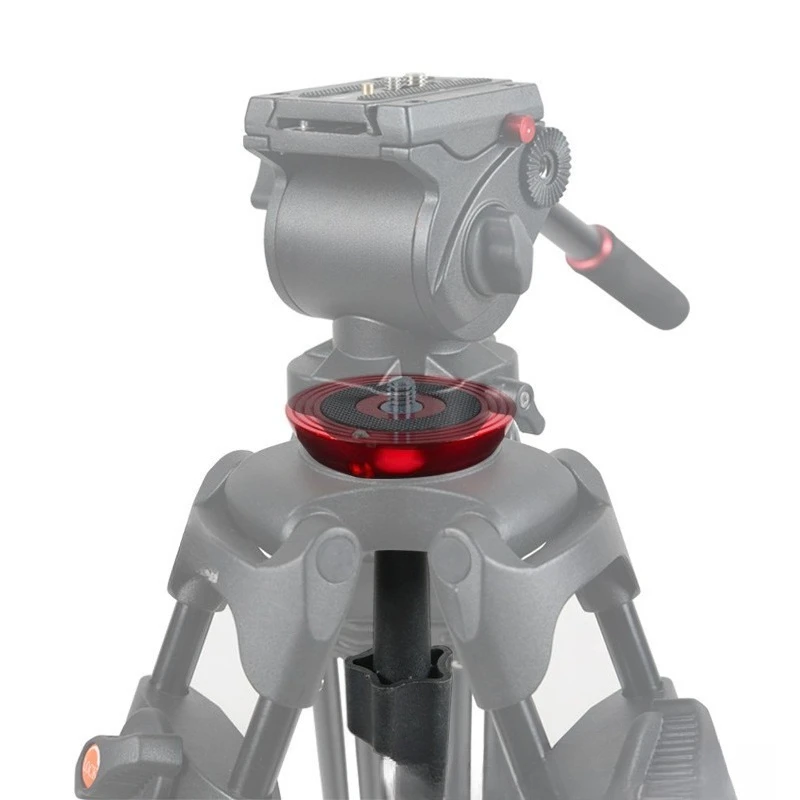 Bocca a ciotola da 75 mm, giunto cardanico a bocca piatta, adattatore per treppiede, sedile di trasferimento tipo universale a 3/8 porte, interfaccia universale