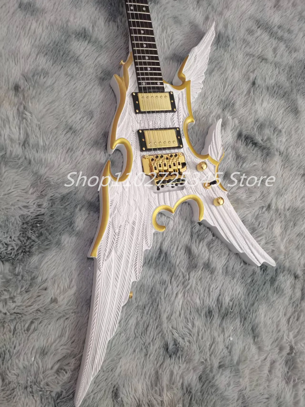 6-string guitar, rosewood fingerboard, gold accessory tremolo system, seller to bear shipping cost