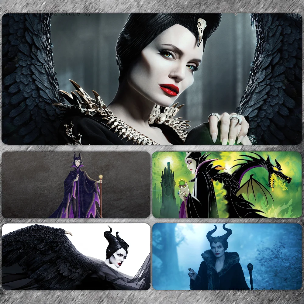 Non-slip Mouse Pad D-Disney M-Maleficent W-Witch Suitable For Office Computers Laptops E-sports Game Desk Mats XXL Keyboard